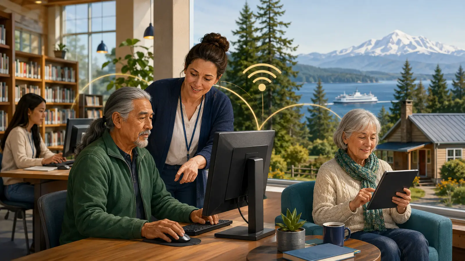 Local digital access resources and tablet alternatives for Washington residents